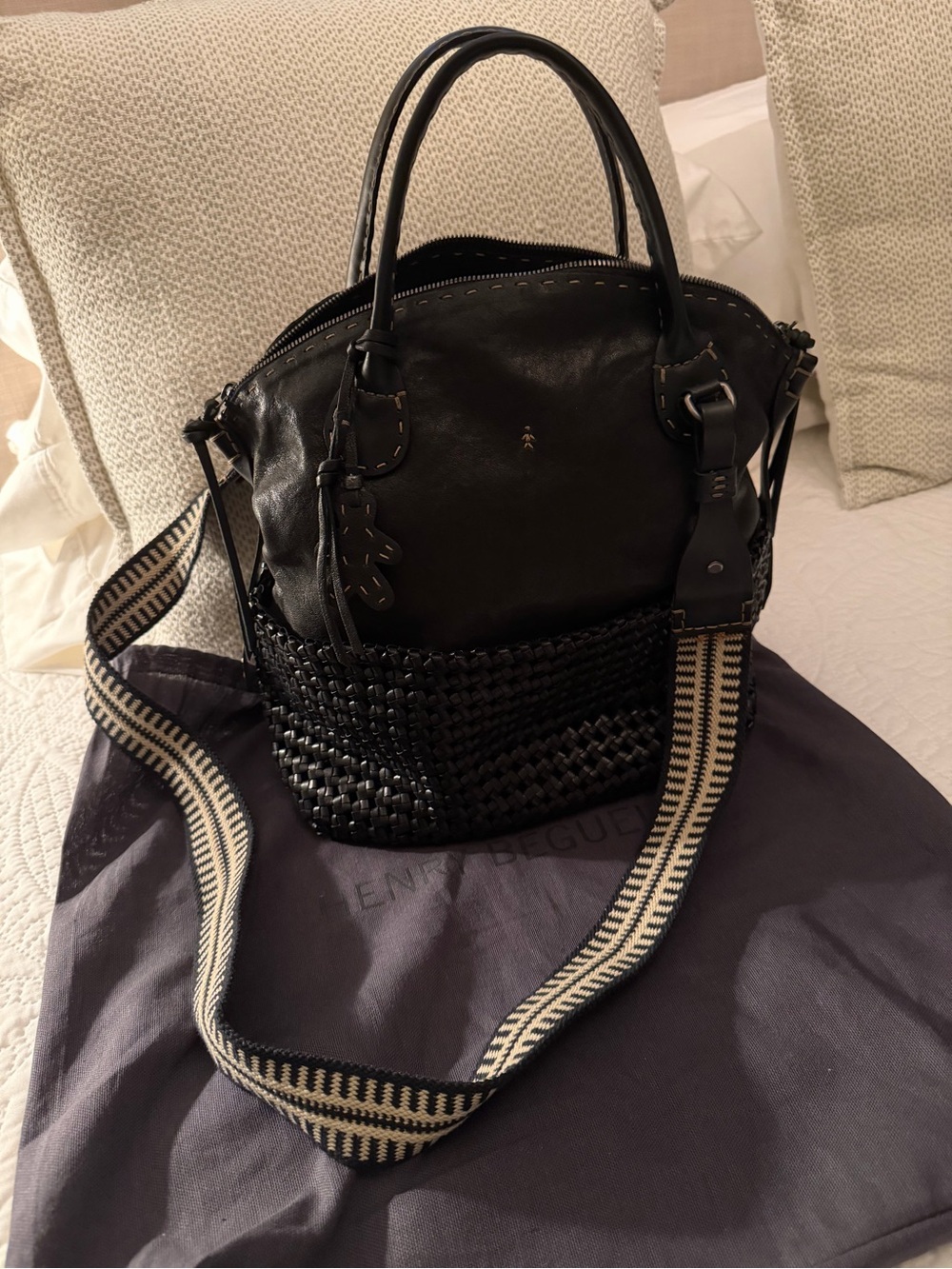 Henry Beguelin Washed Plus Weave
Intreccop Nero brand new